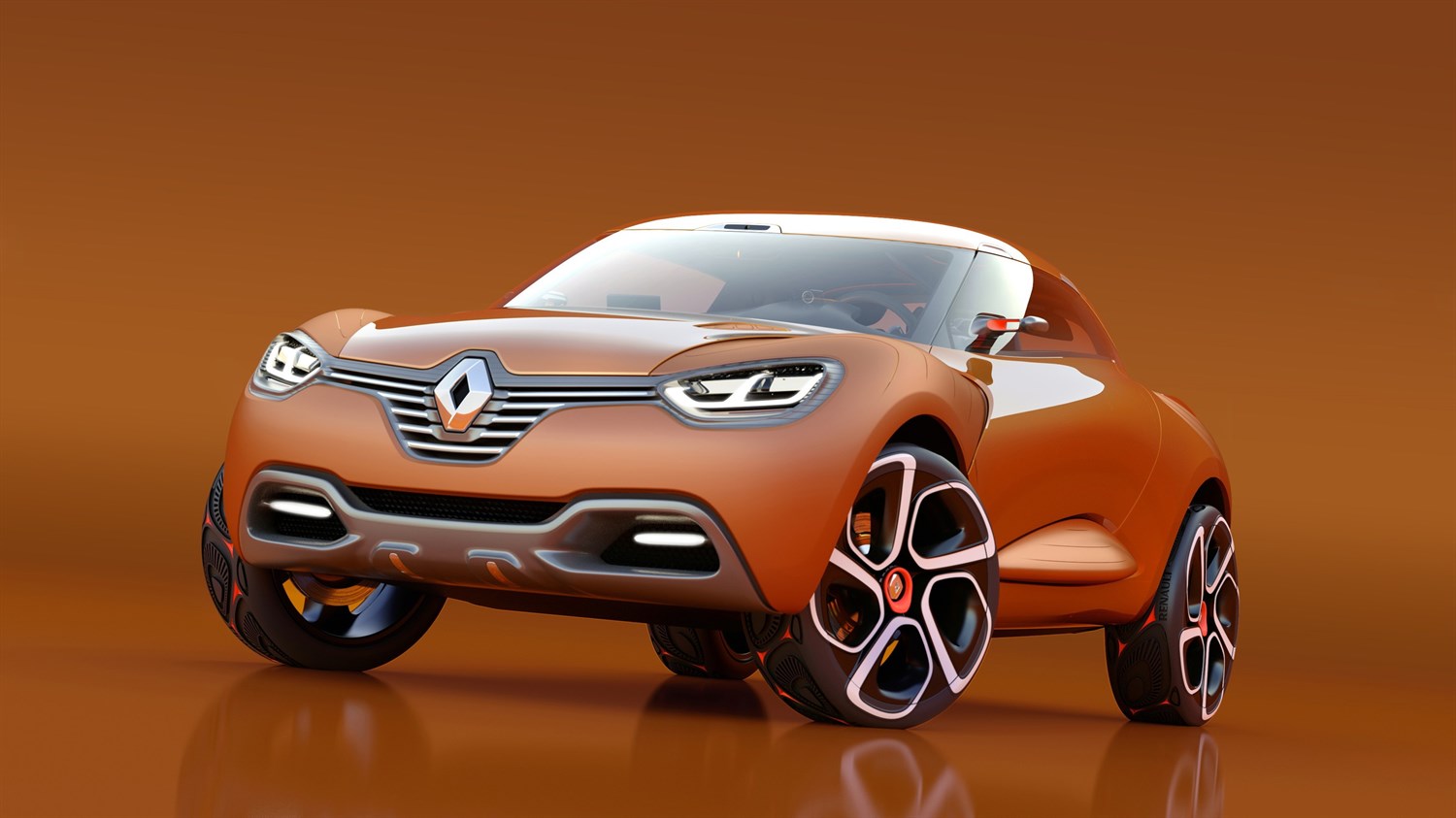 Renault CAPTUR Concept - vue 3/4 avant gauche du véhicule