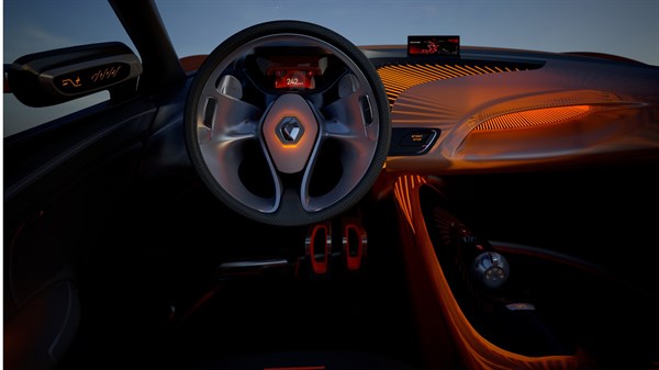 Renault CAPTUR Concept - zoom sur le tableau de bord