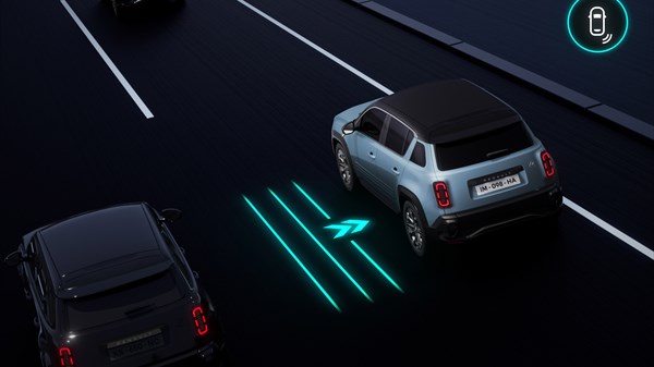 détection avec correction de trajectoire - Renault 4 E-Tech 100% électrique