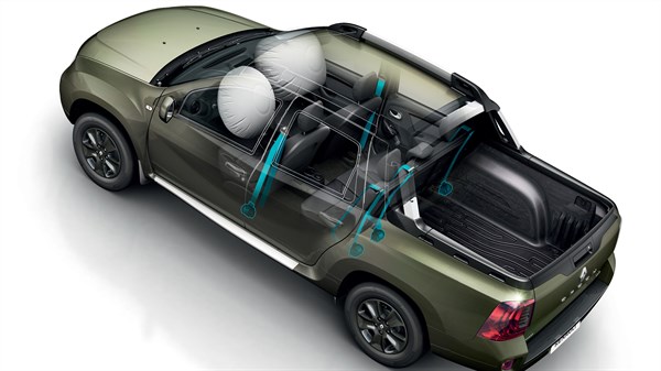 Renault Duster Oroch -  safety airbags