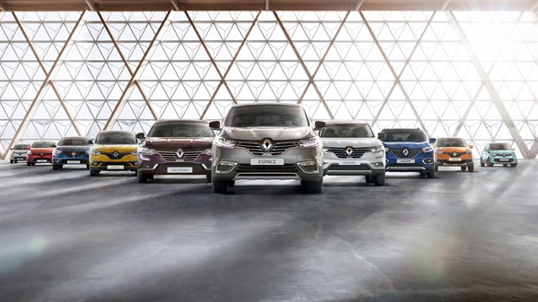 Renault - gamme de véhicules