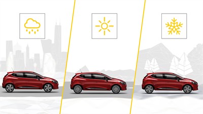 Renault WLTP - Véhicule avec différentes conditions climatiques